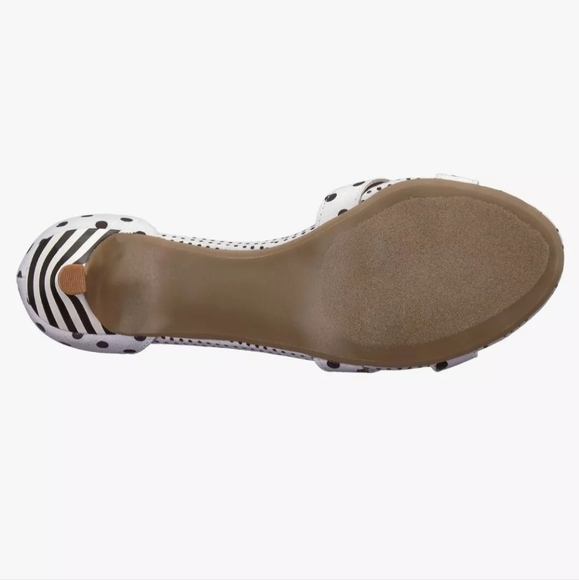 Betsey Johnson White Polka Dot Heels with Fruit Accents - Picture 7 of 9